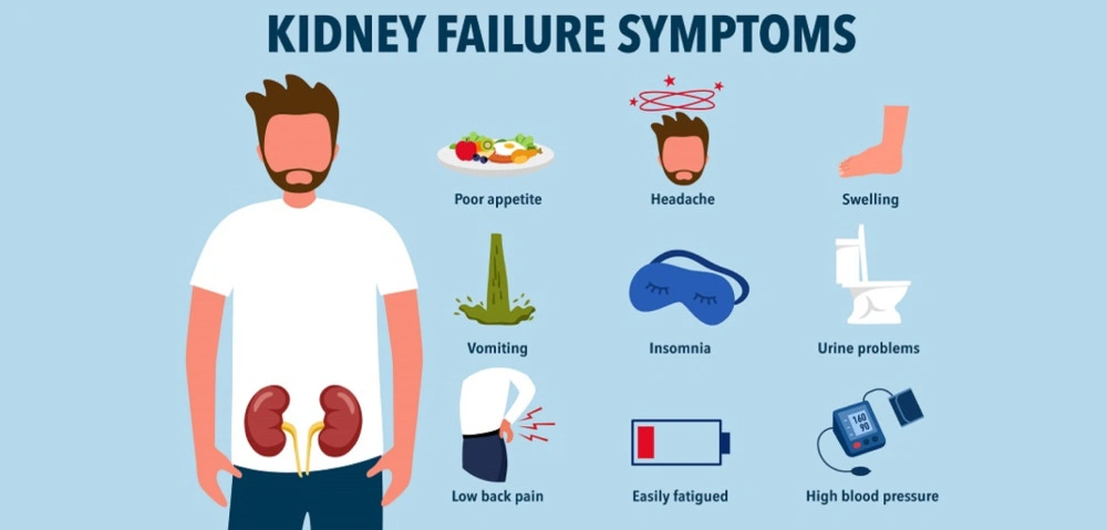 Kidney disease can lead to chronic kidney failure, a life-threatening condition.