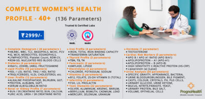Complete Women’s Health Profile – 40+ – 138 Parameters